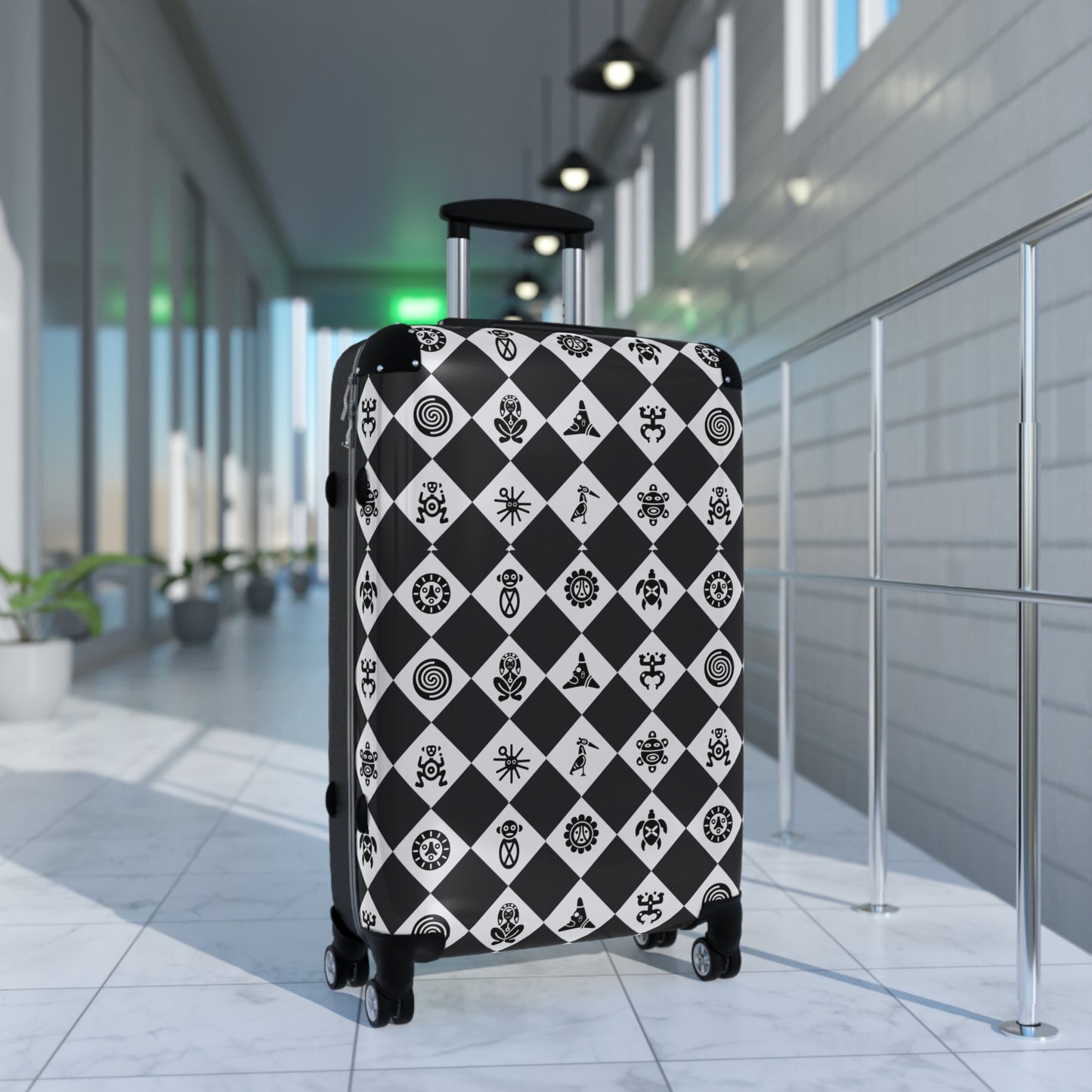 Taino Symbols Puerto Rico Suitcase - Maleta Con Simbolos Tainos De Puerto Rico