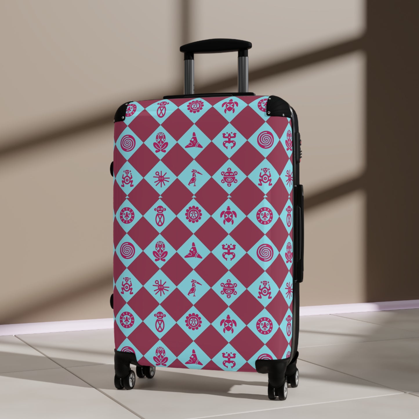 Taino Symbols Puerto Rico Suitcase - Maleta Con Simbolos Tainos de Puerto Rico