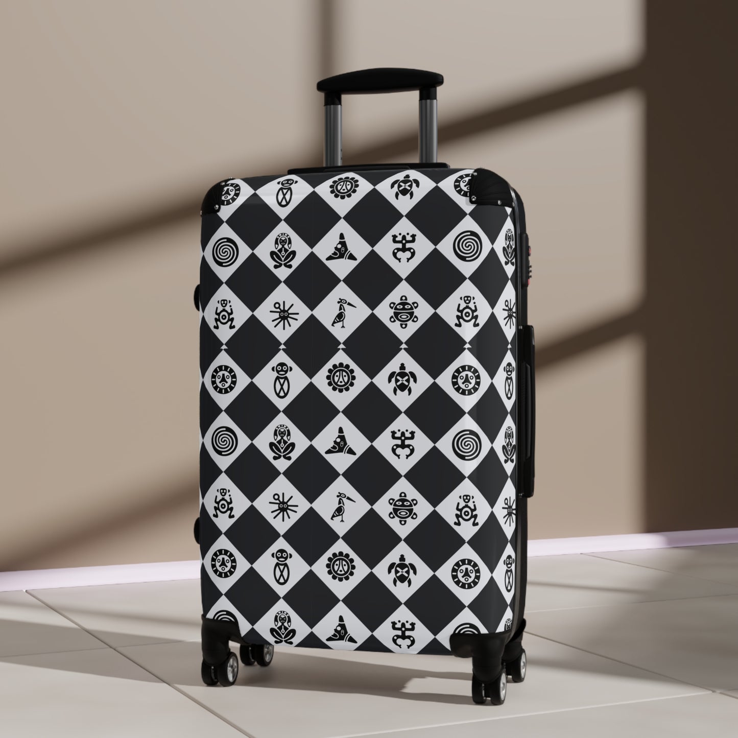 Taino Symbols Puerto Rico Suitcase - Maleta Con Simbolos Tainos De Puerto Rico