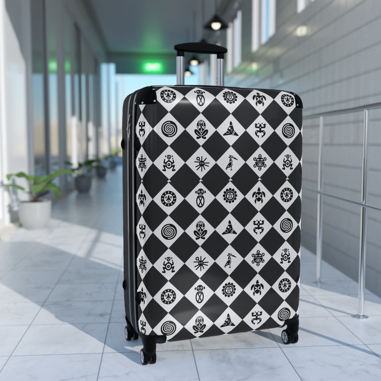 Taino Symbols Puerto Rico Suitcase - Maleta Con Simbolos Tainos De Puerto Rico