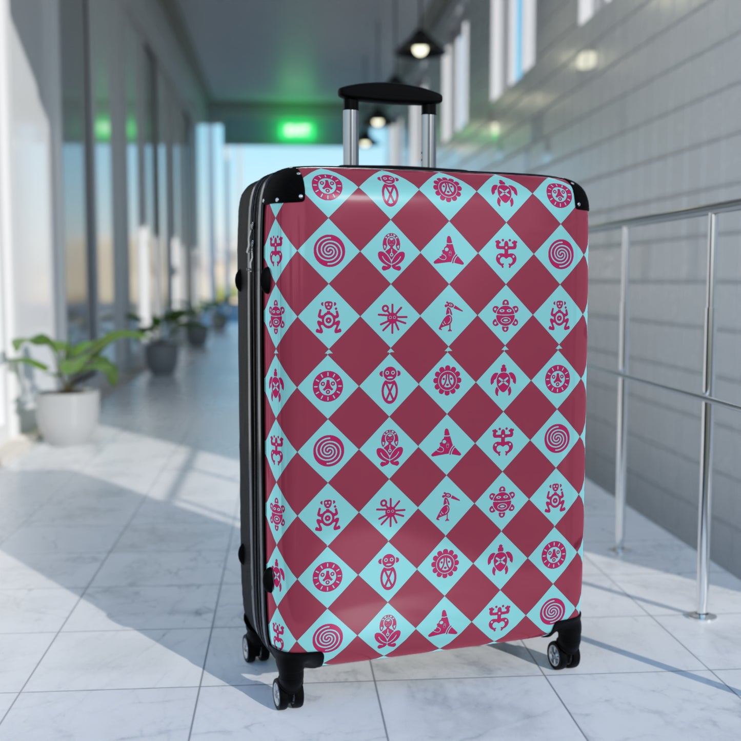 Taino Symbols Puerto Rico Suitcase - Maleta Con Simbolos Tainos de Puerto Rico