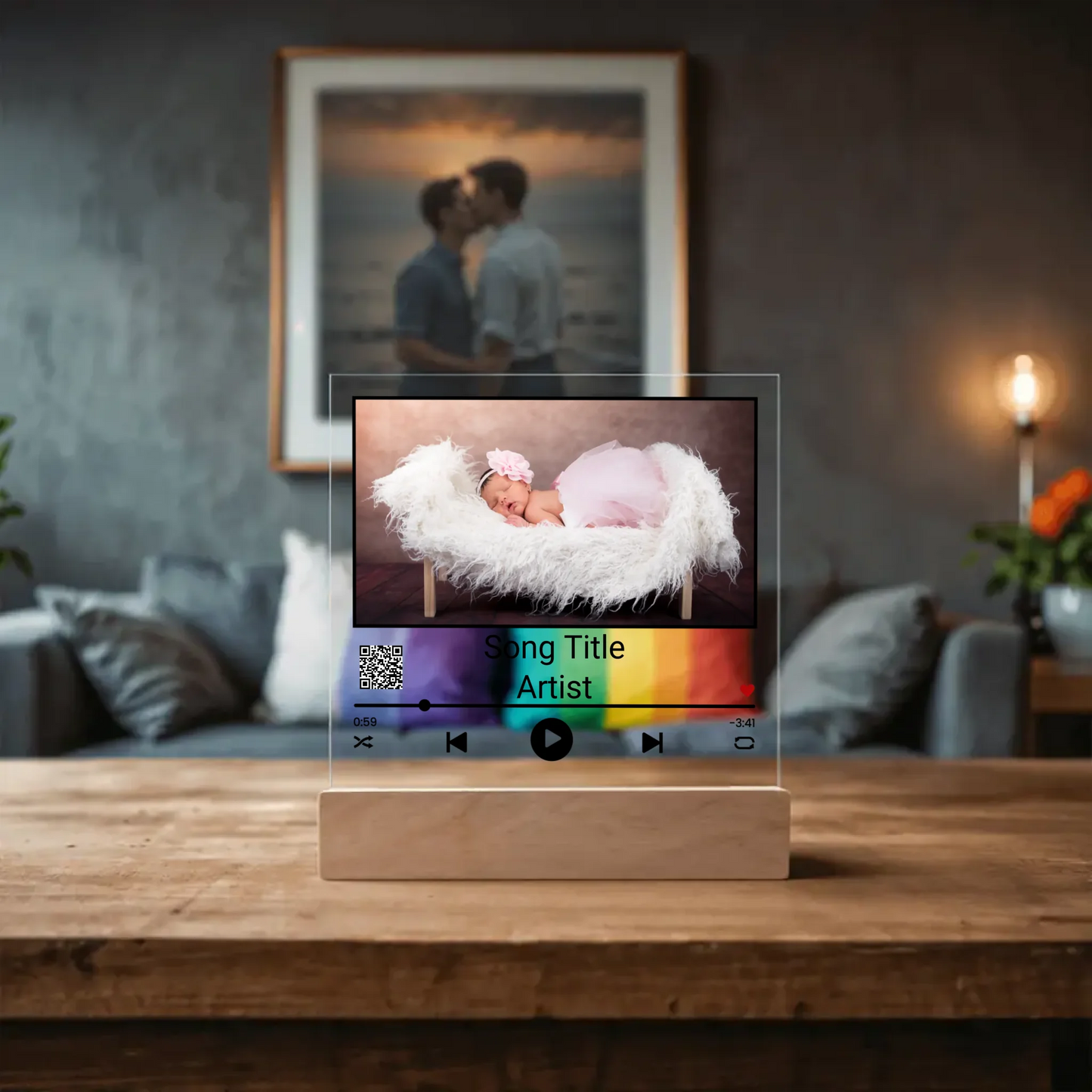 Acrylic Song Plaque Nightlight