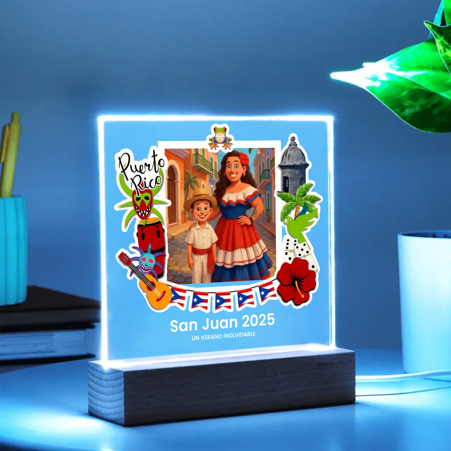 Jibaritos Acrylic Nightlight