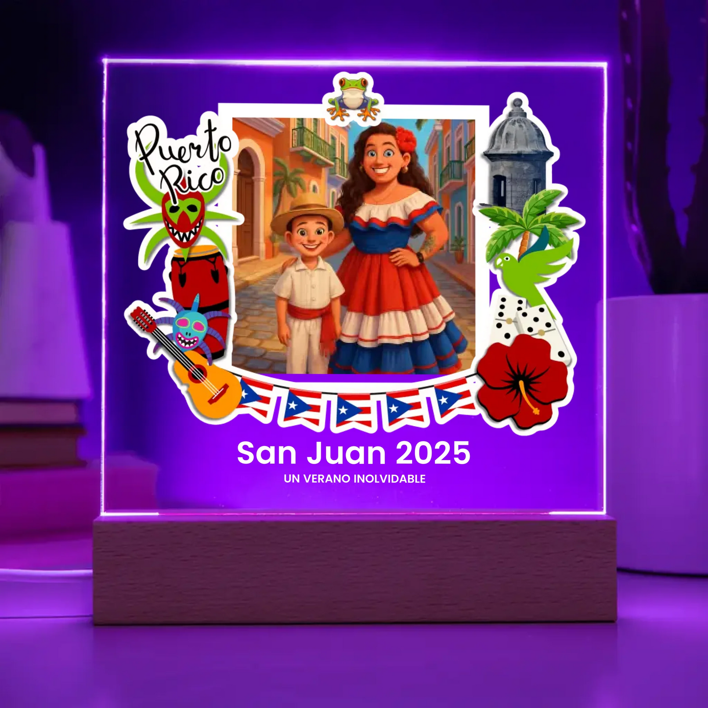 Jibaritos Acrylic Nightlight
