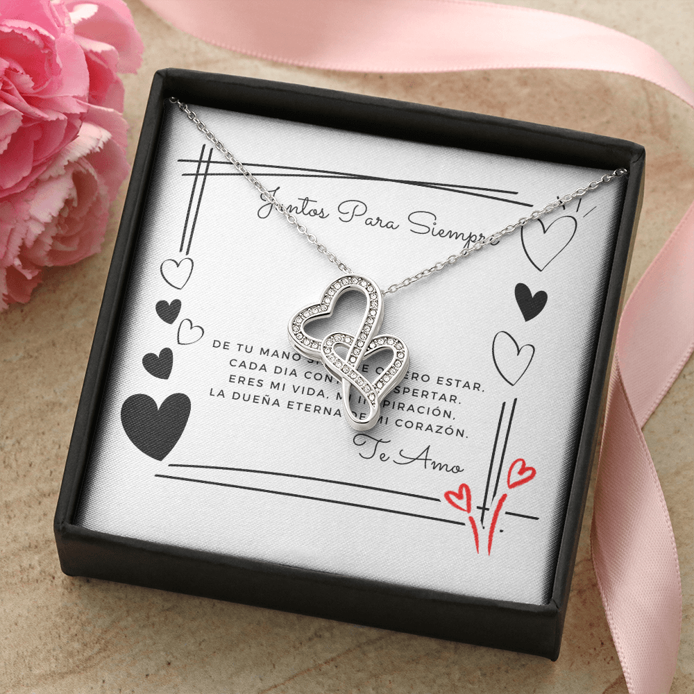Juntos Para Siempre Cadena De Corazones Entrelazados Regalo Para Tu Amor