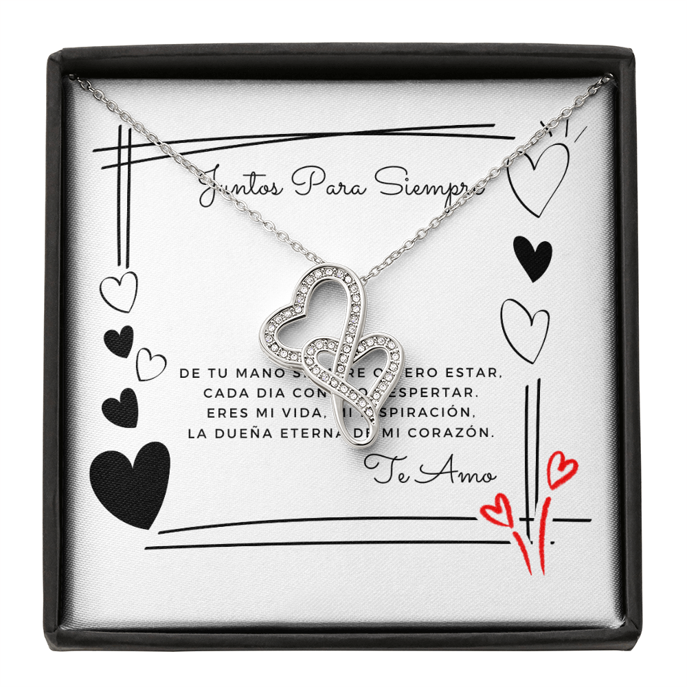 Juntos Para Siempre Cadena De Corazones Entrelazados Regalo Para Tu Amor