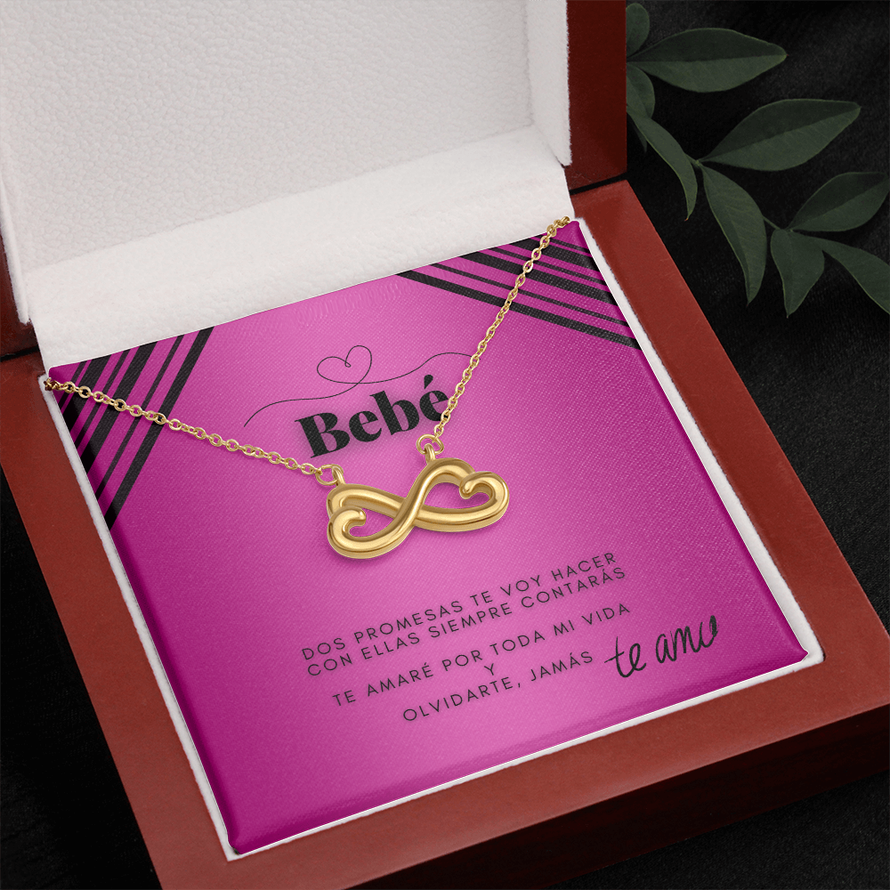 Bebé Te Amaré Por Toda Mi Vida Y Te Olvidaré Jamás - Regalo Cadena Para Ella