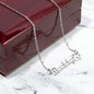 Fur Baby Paw Print Name Pendant Necklace