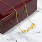 Fur Baby Paw Print Name Pendant Necklace