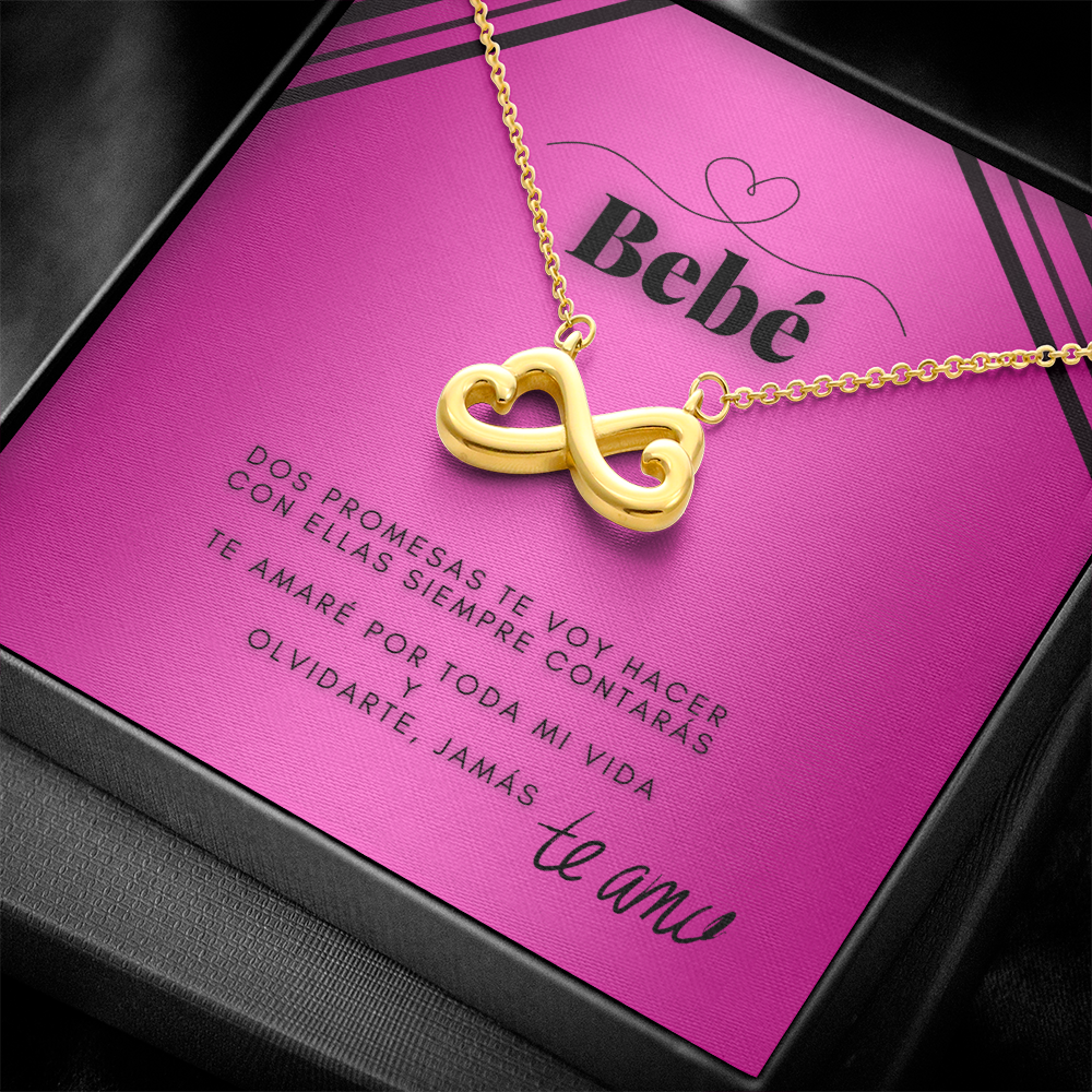 Bebé Te Amaré Por Toda Mi Vida Y Te Olvidaré Jamás - Regalo Cadena Para Ella