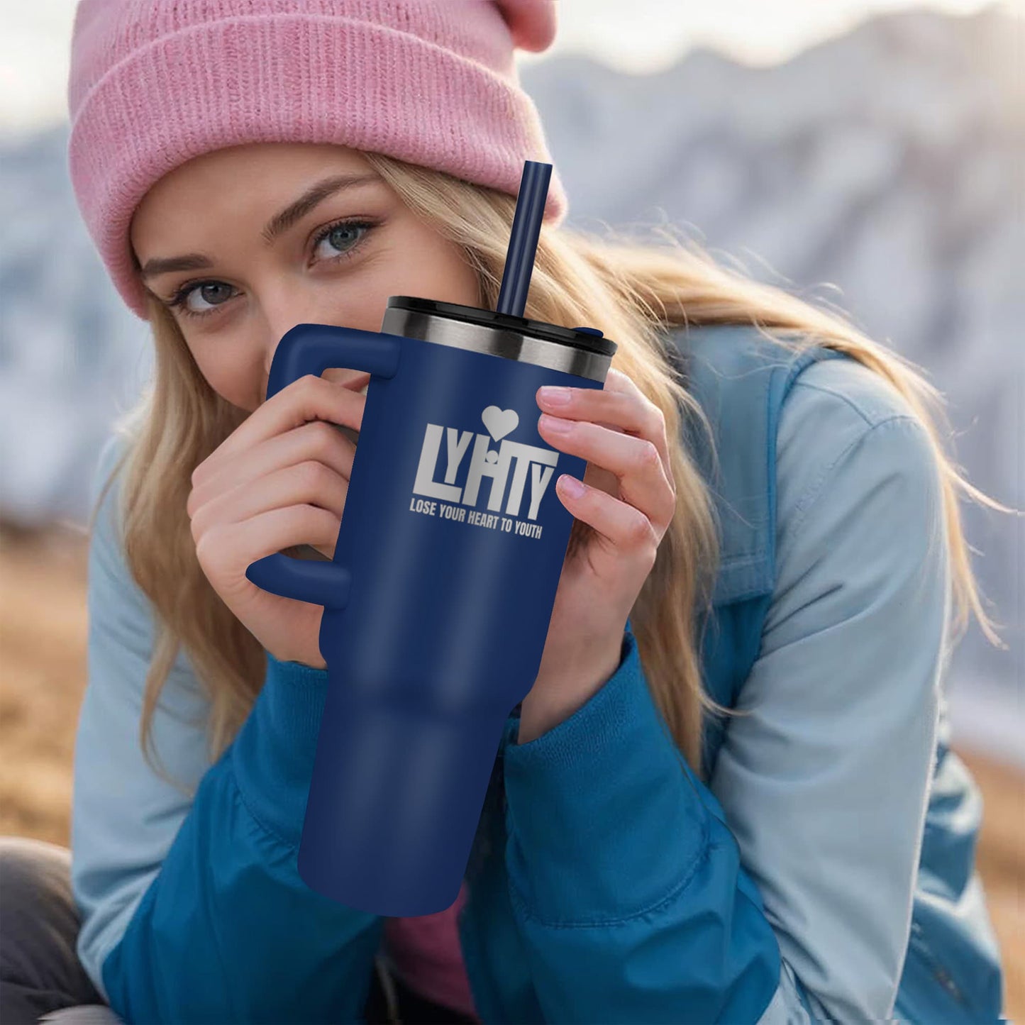 LYHTY - Official Lose Your Heart To Youth 40 oz Laser Engraved Tumbler