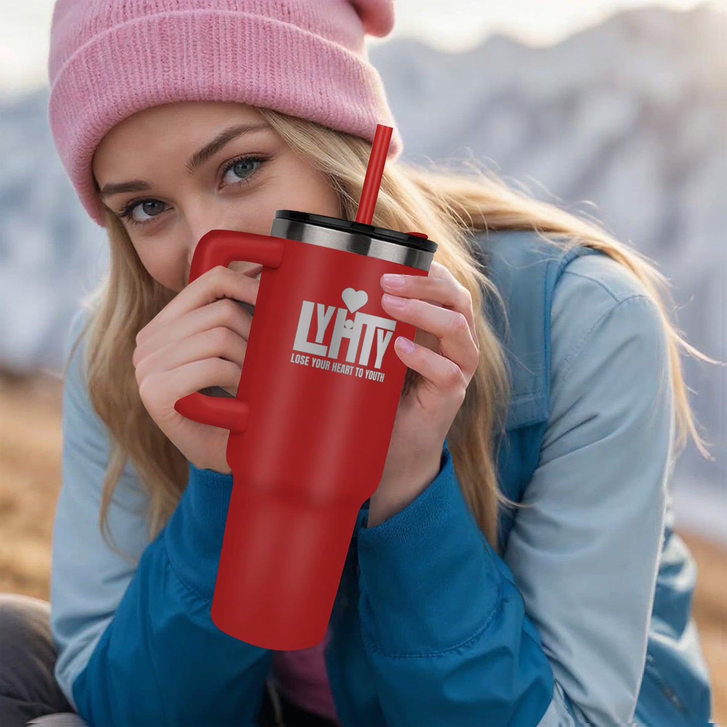 LYHTY - Official Lose Your Heart To Youth 40 oz Laser Engraved Tumbler