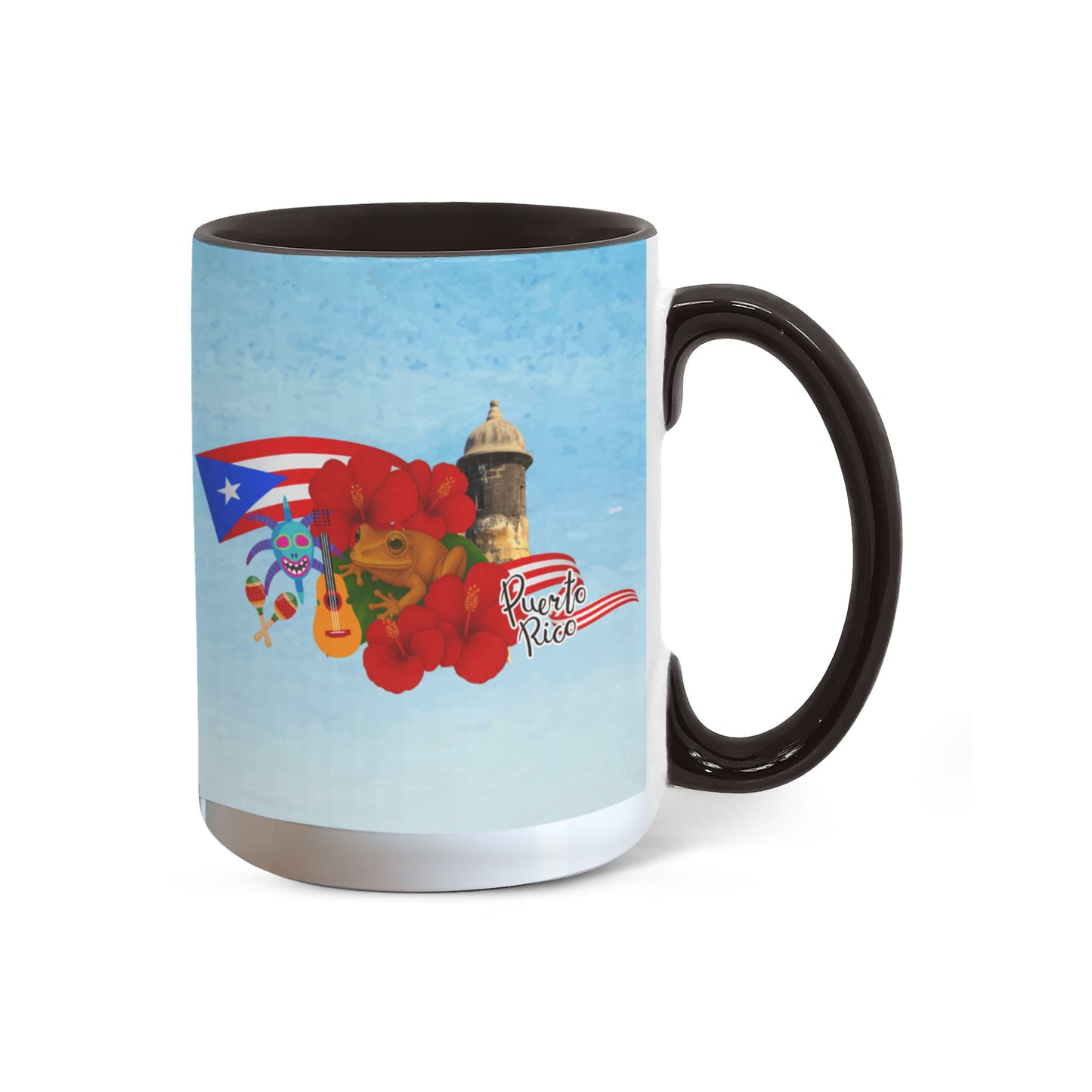 Taza Puerto Rico Distintos Colores - Puerto Rico Colorful Coffee Mug