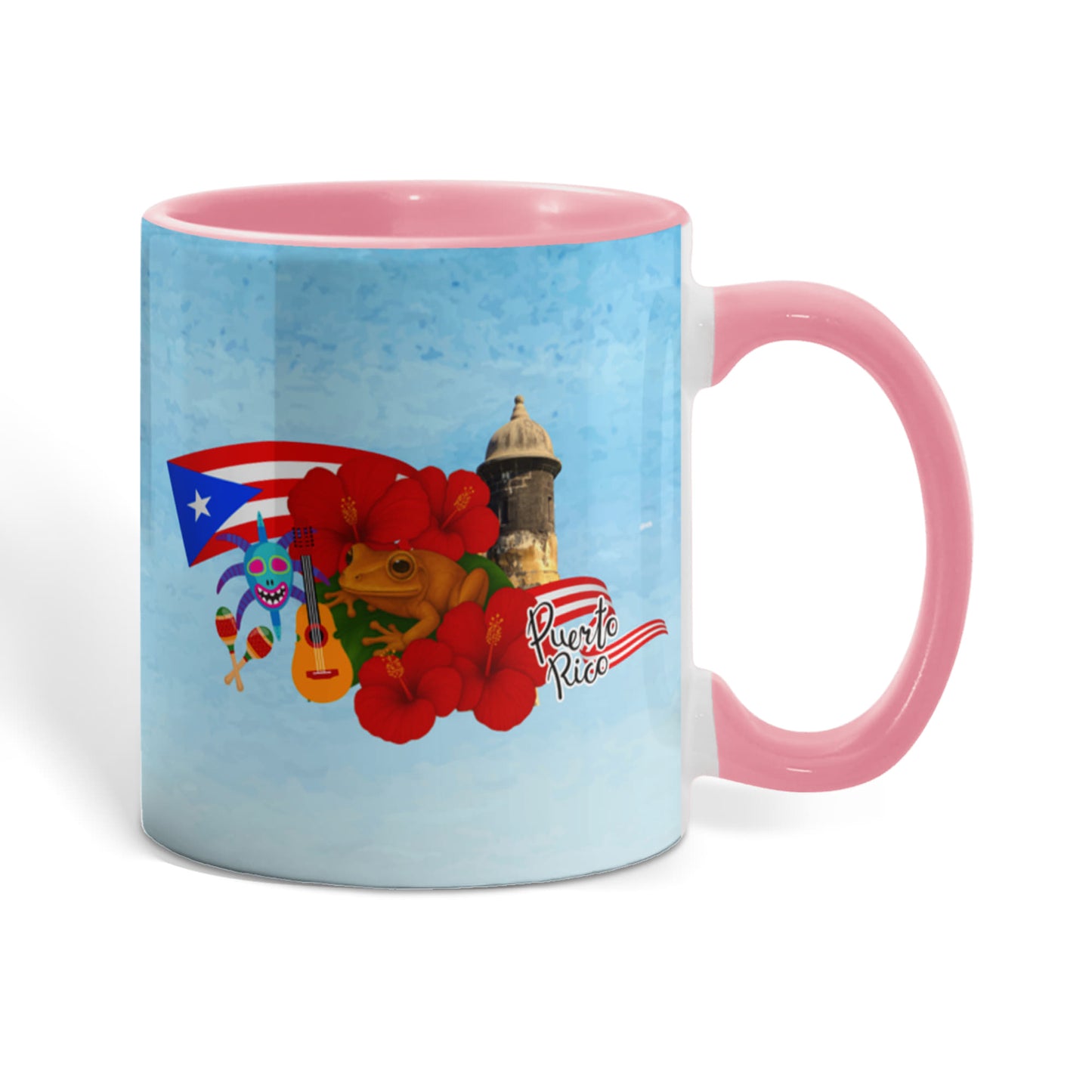 Taza Puerto Rico Distintos Colores - Puerto Rico Colorful Coffee Mug