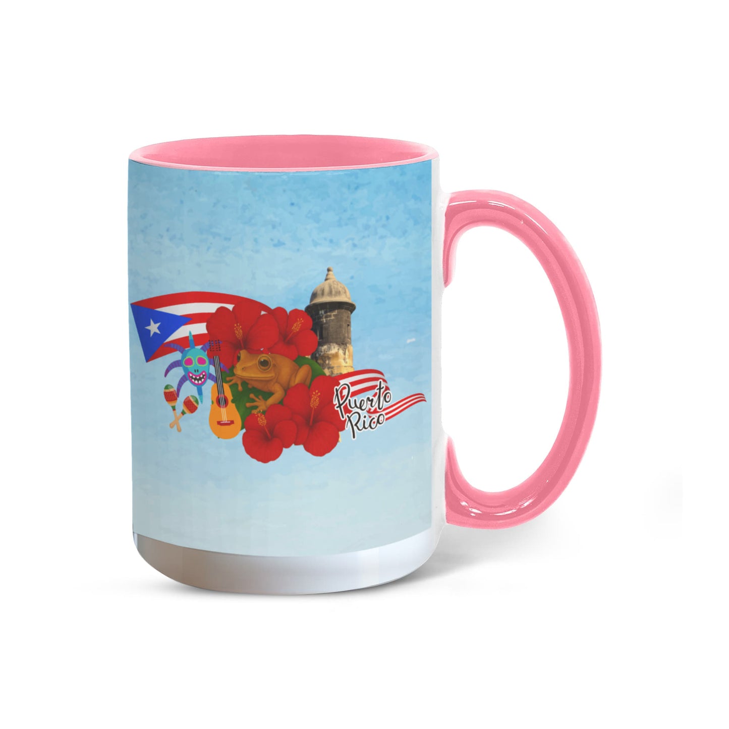Taza Puerto Rico Distintos Colores - Puerto Rico Colorful Coffee Mug