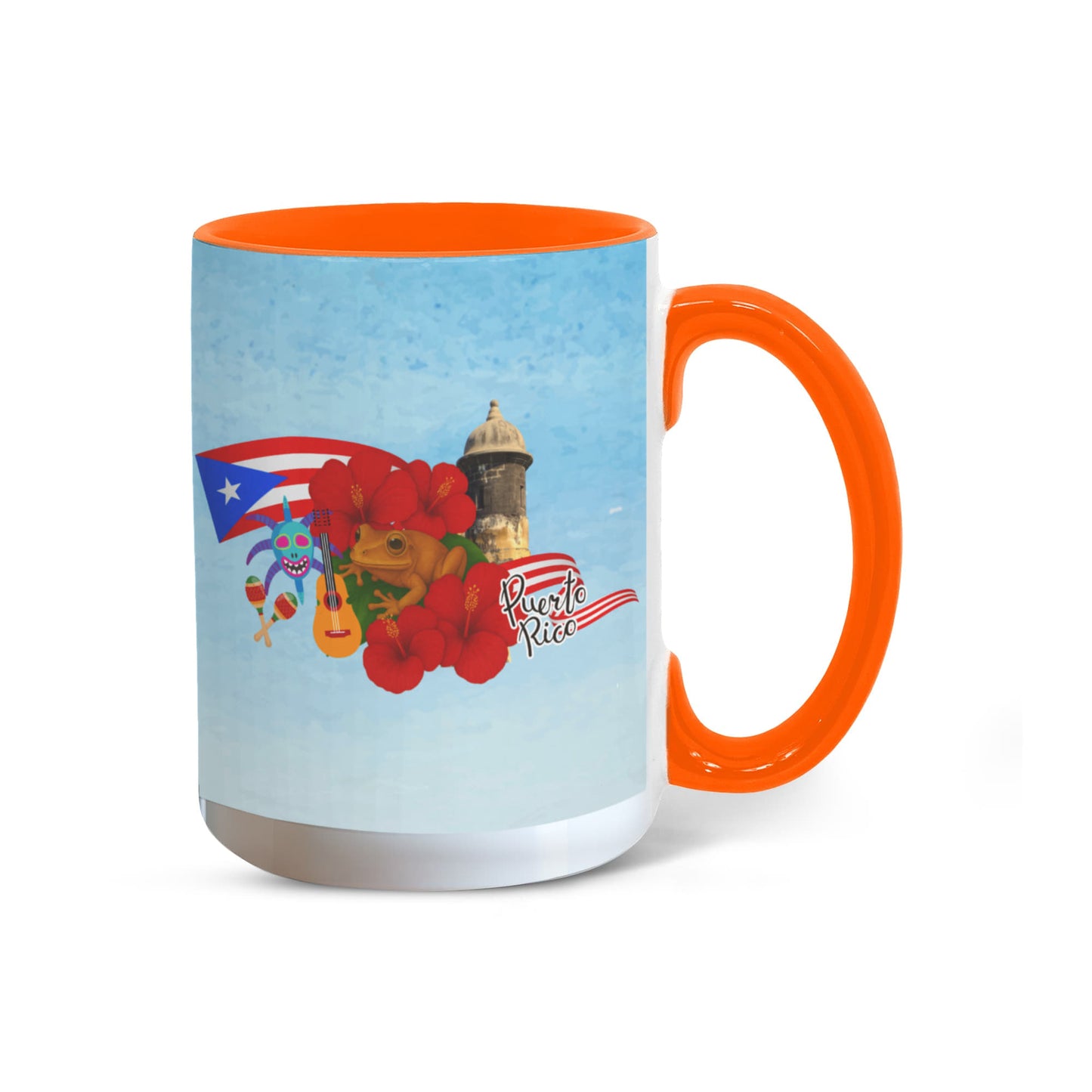 Taza Puerto Rico Distintos Colores - Puerto Rico Colorful Coffee Mug