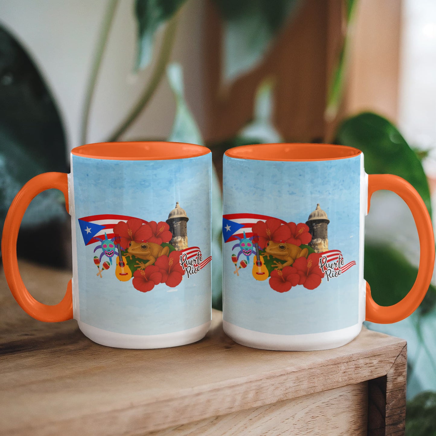 Taza Puerto Rico Distintos Colores - Puerto Rico Colorful Coffee Mug