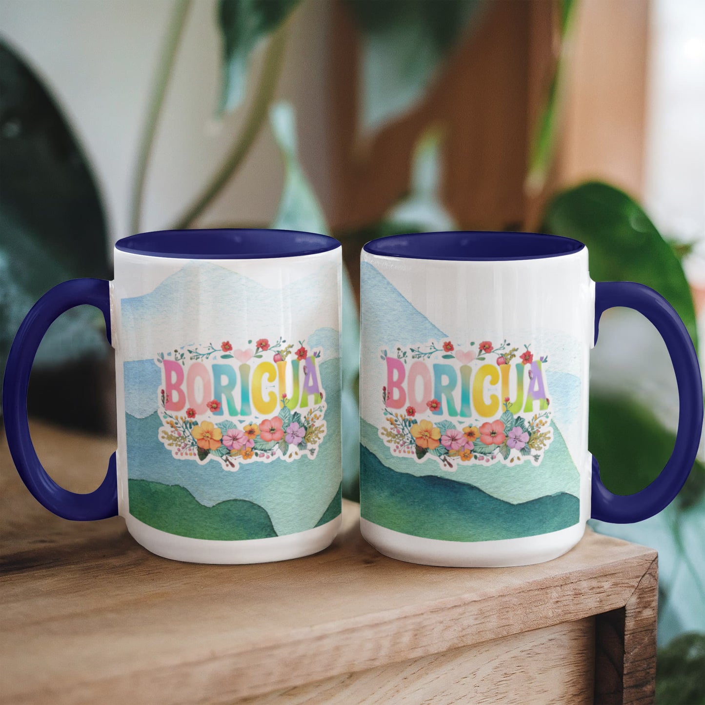 Boricua Coffee Mug = Taza Boricua - Varios Colores Disponible