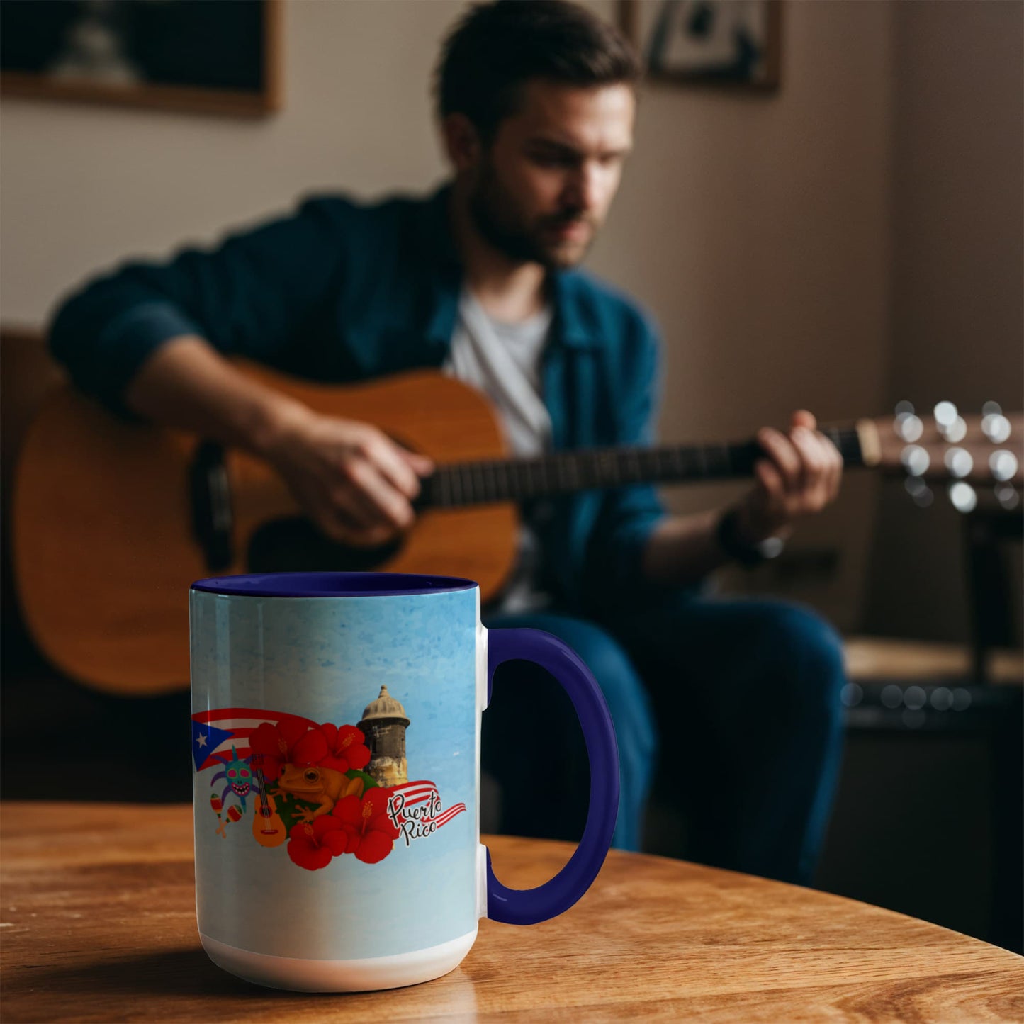 Taza Puerto Rico Distintos Colores - Puerto Rico Colorful Coffee Mug