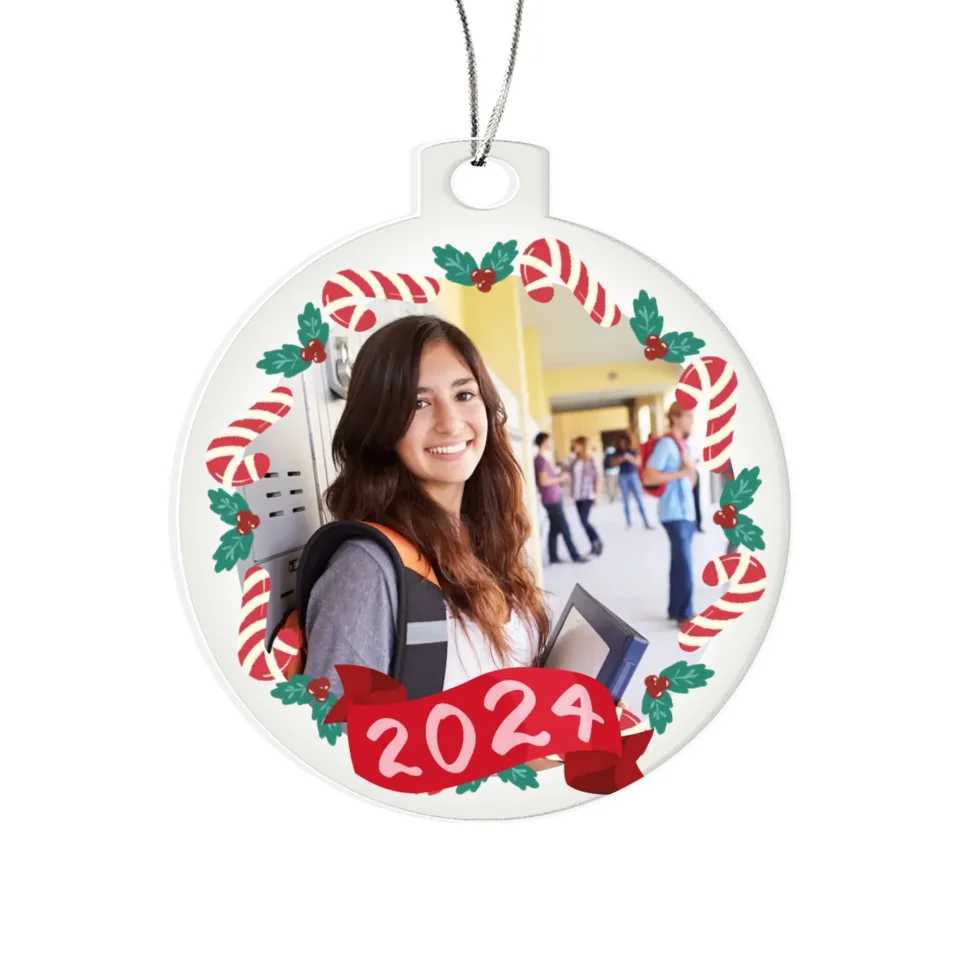 2024 Candy Cane Christmas Ornament