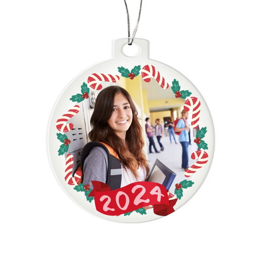 2024 Candy Cane Christmas Ornament