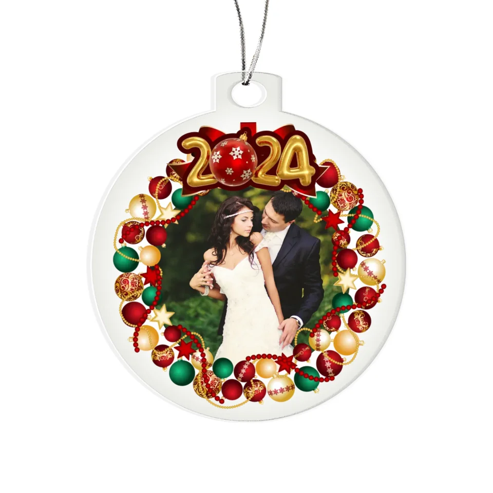 2024 Custom Christmas Wreath Ornament