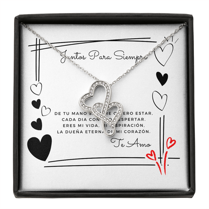 Juntos Para Siempre Cadena De Corazones Entrelazados Regalo Para Tu Amor