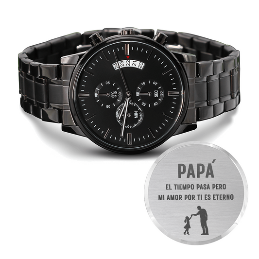 Reloj Regalo Para Padres - El Tiempo Pasa Pero Mi Amor Es Eterno