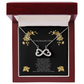 To My Beautiful Wife - Never Forget That I Love You Forever - Endless Love Pendant Necklace - Gift For Her