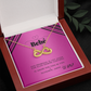 Bebé Te Amaré Por Toda Mi Vida Y Te Olvidaré Jamás - Regalo Cadena Para Ella