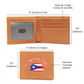 Cartera Para Hombres Mi Papa Esta Pasao - Bandera De Puer to Rico - Men's Leather Wallet - Puerto Rico Flag