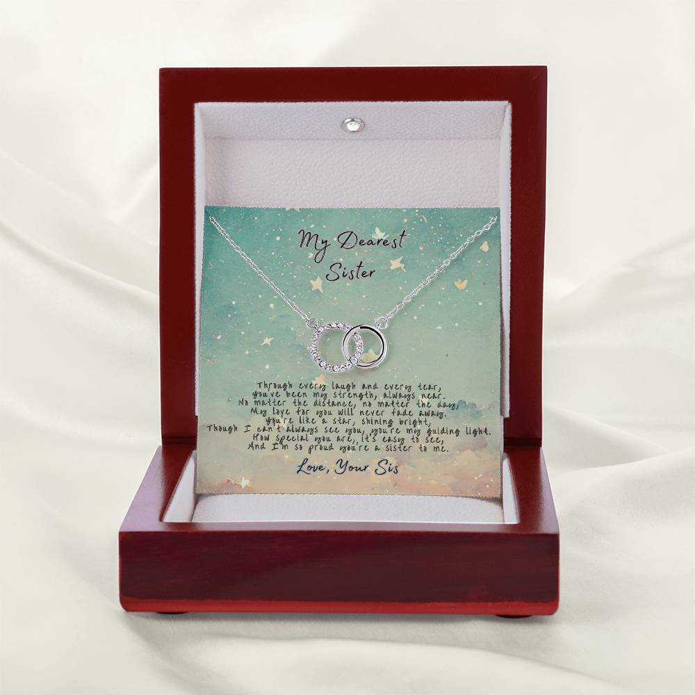 Sister Bond Necklace- Dearest Sister- You're My Guiding Light