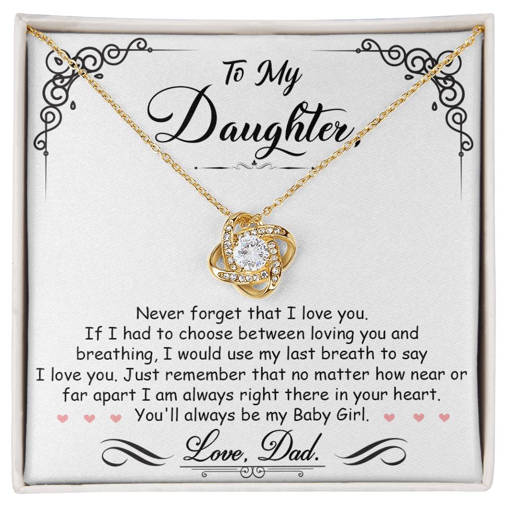 To My Daughter, I'm Always Right Here In Your Heart