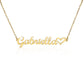 Custom Name Pendant Heart Necklace