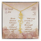 Custom Birth Flower Name Necklace- February