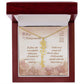 Custom Birth Flower Name Necklace- June