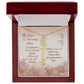 Custom Birth Flower Name Necklace- September