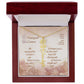 Custom Birth Flower Name Necklace- October