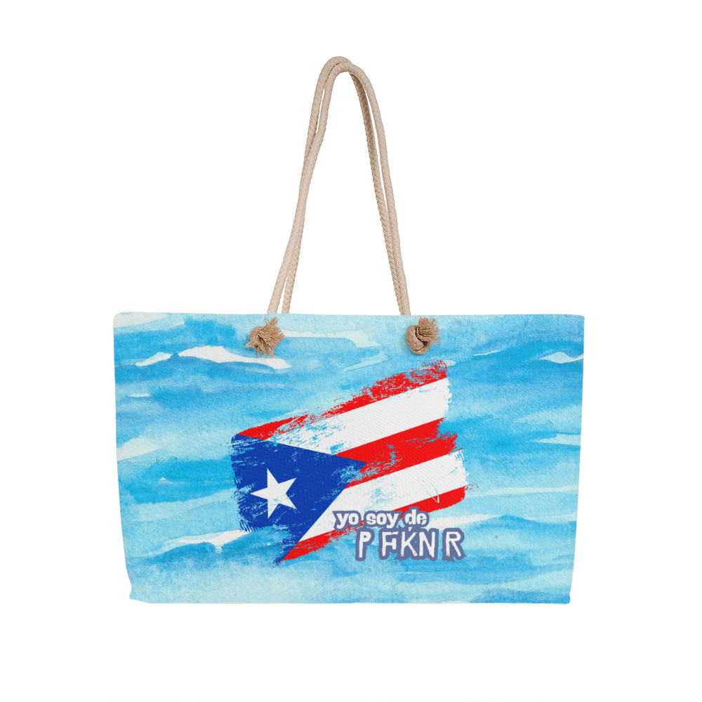Yo Soy De P FKN R Bolsa De Playa O Fin De Semana - Yo Soy De Puerto Rico!