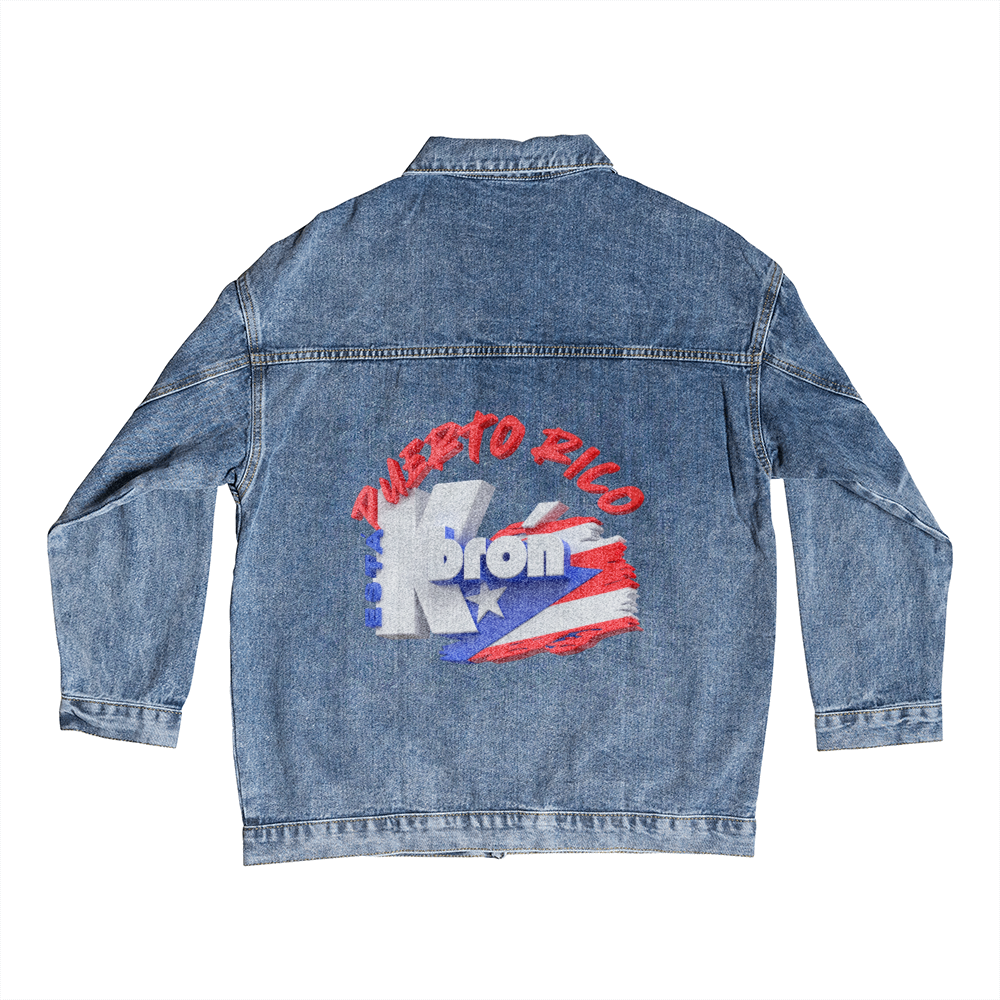 Puerto Rico Esta K*Bron! Denim Jacket