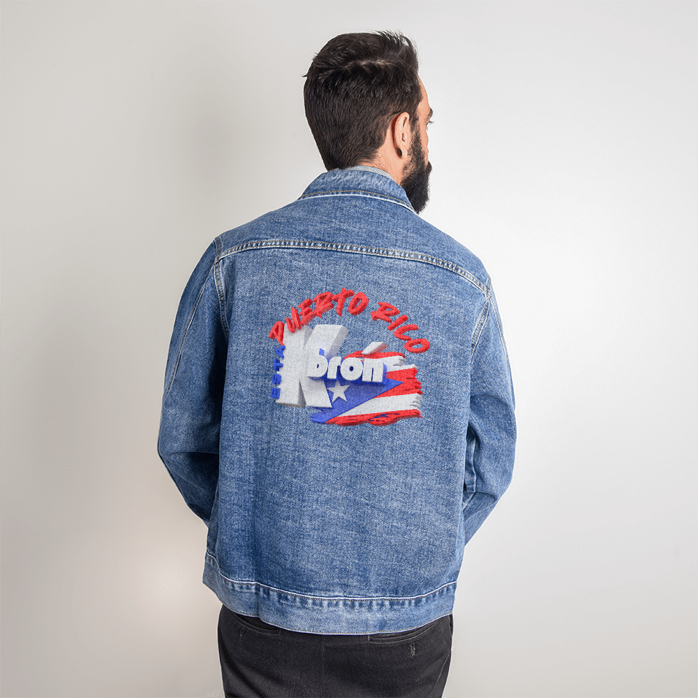 Puerto Rico Esta K*Bron! Denim Jacket