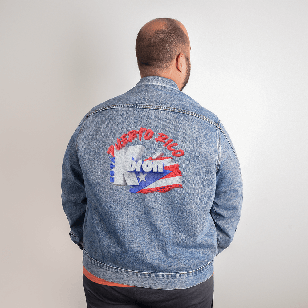 Puerto Rico Esta K*Bron! Denim Jacket