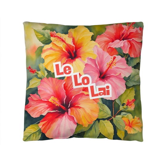 Almohada Decorativa Le Lo Lai | Decorative Floral Pillow Puerto Rico