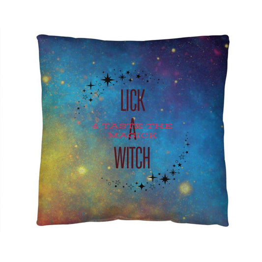 Lick A Witch (& Taste The Magick) Pillow