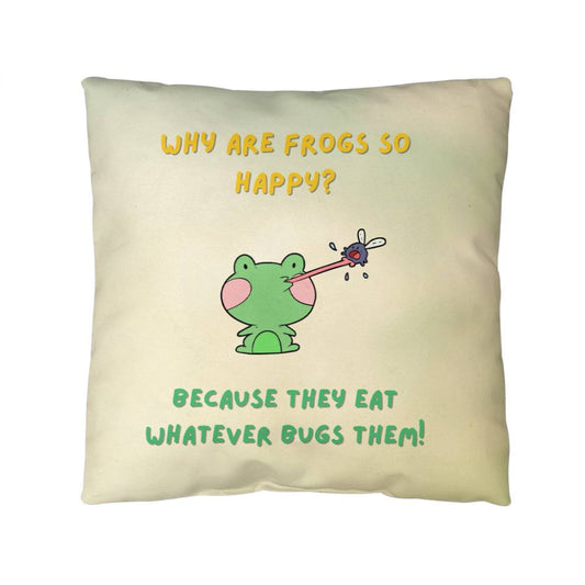 Happy Frog Pillow