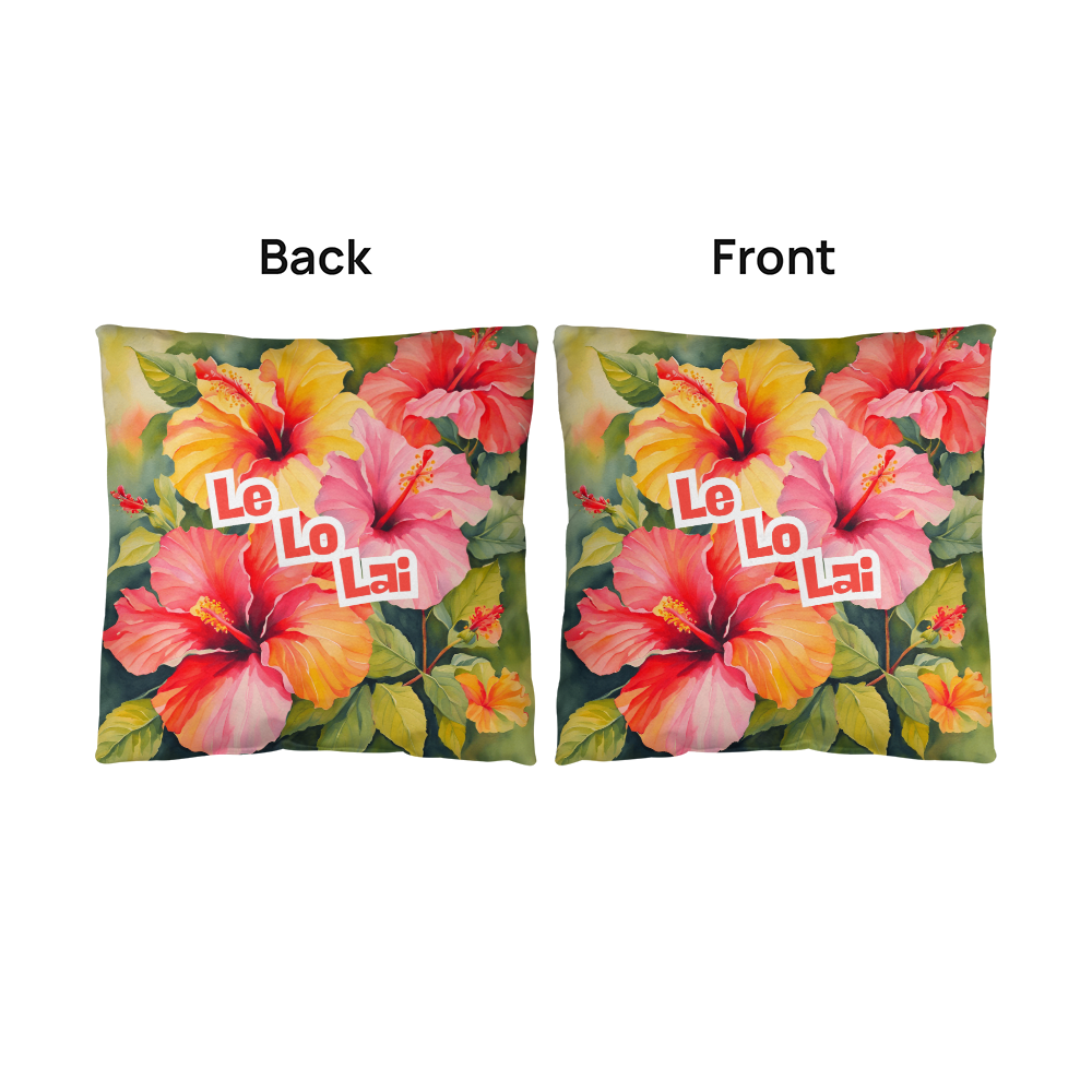 Almohada Decorativa Le Lo Lai | Decorative Floral Pillow Puerto Rico