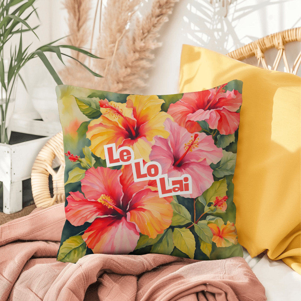 Almohada Decorativa Le Lo Lai | Decorative Floral Pillow Puerto Rico