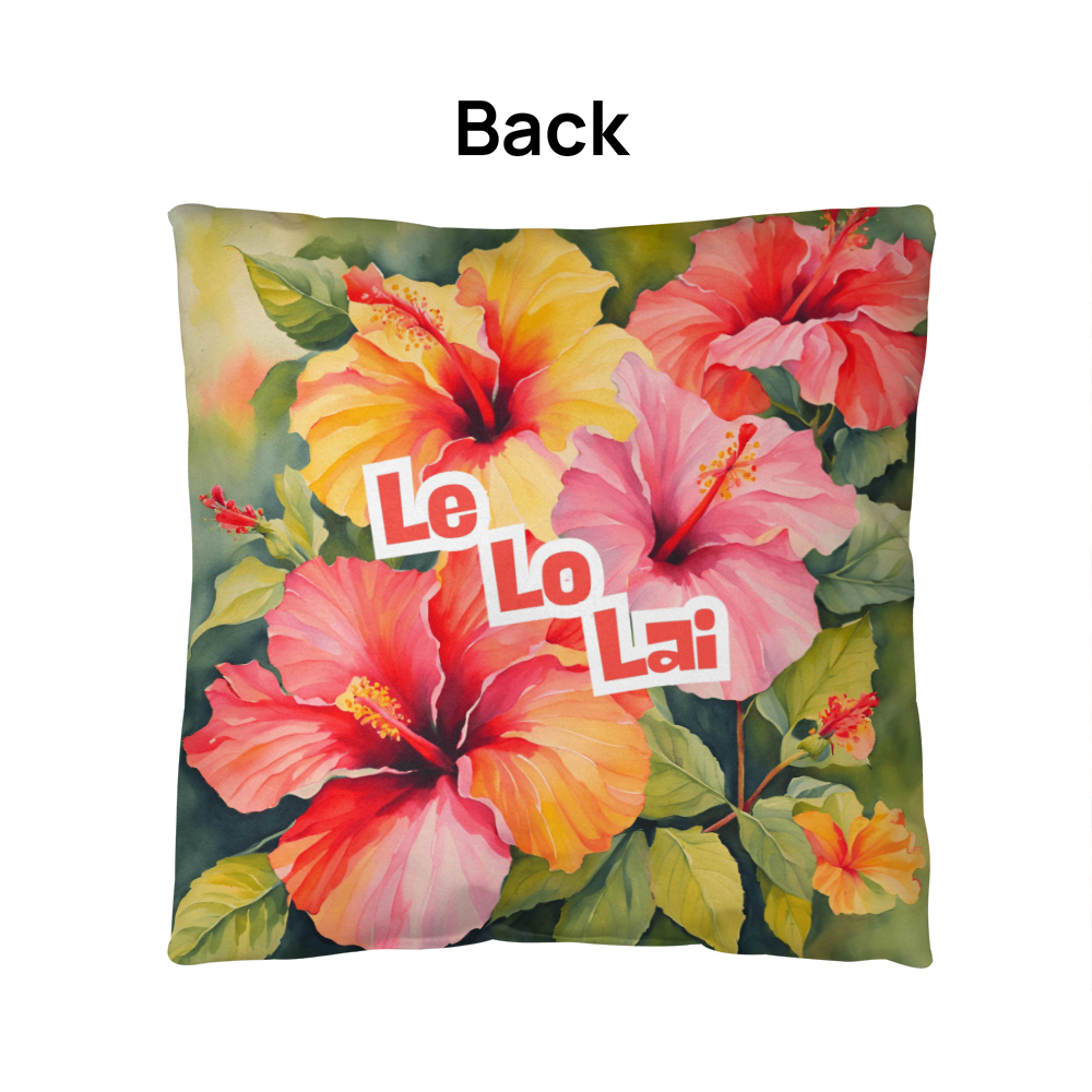 Almohada Decorativa Le Lo Lai | Decorative Floral Pillow Puerto Rico