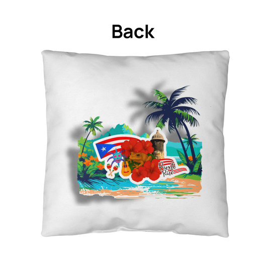 Almohada Decorativa Para Adentro o Afuera Yo <3 Puerto Rico - I <3 Puerto Rico Decorate Indoor/Outdoor Pillow