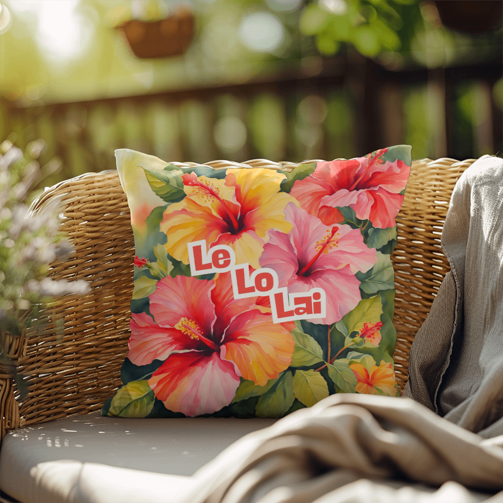 Almohada Decorativa Le Lo Lai | Decorative Floral Pillow Puerto Rico